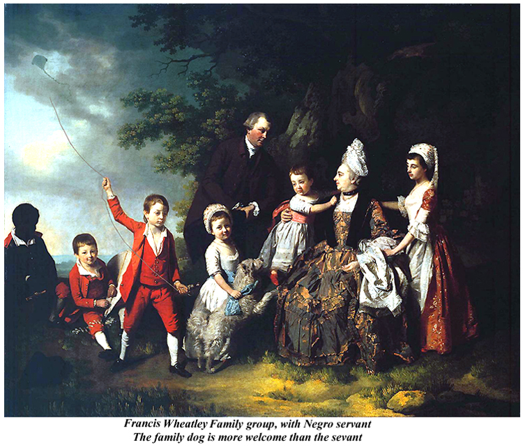 Family Group with a Negro Servant Francis Wheatley 1770s